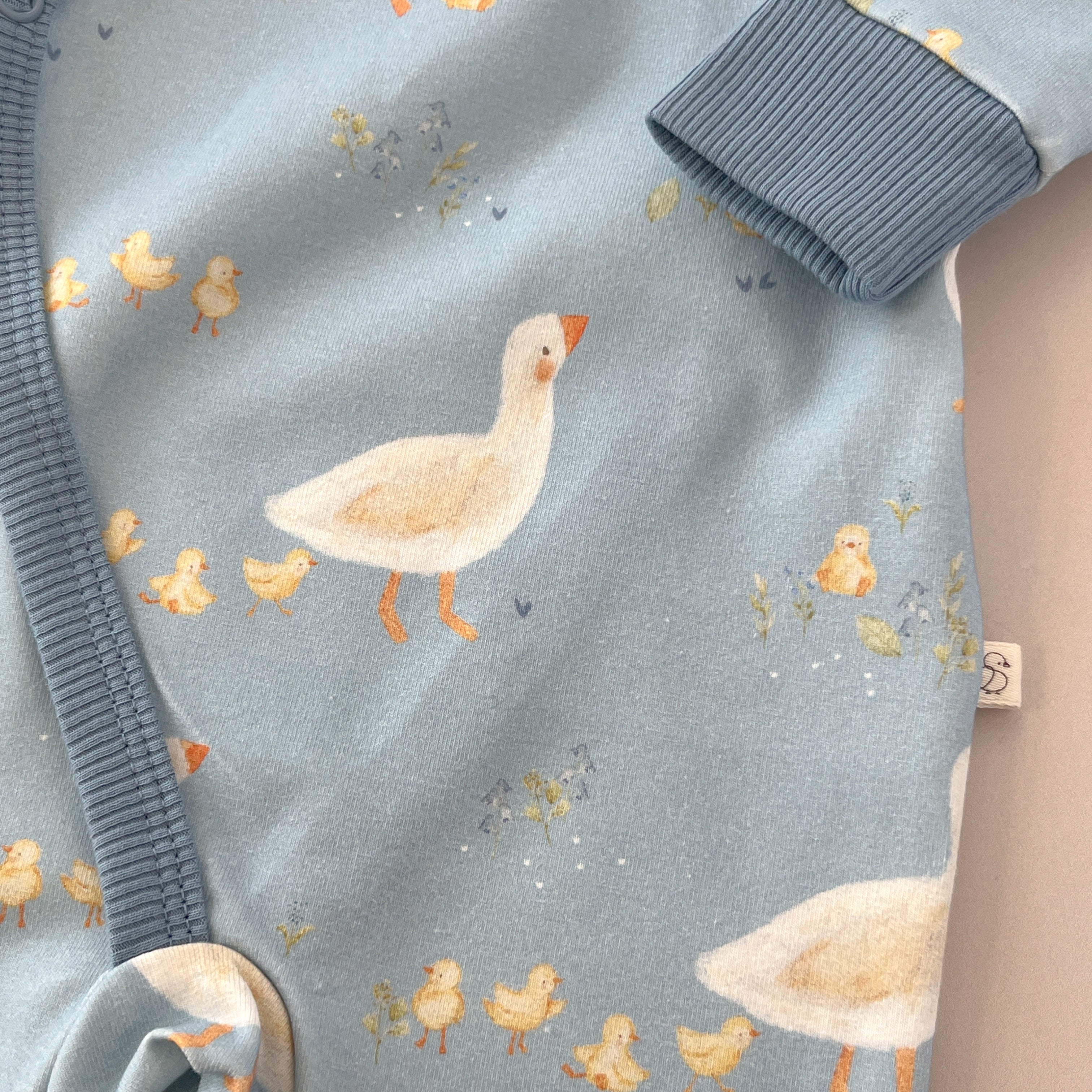 Pyjama bébé mixte jersey motif Oies