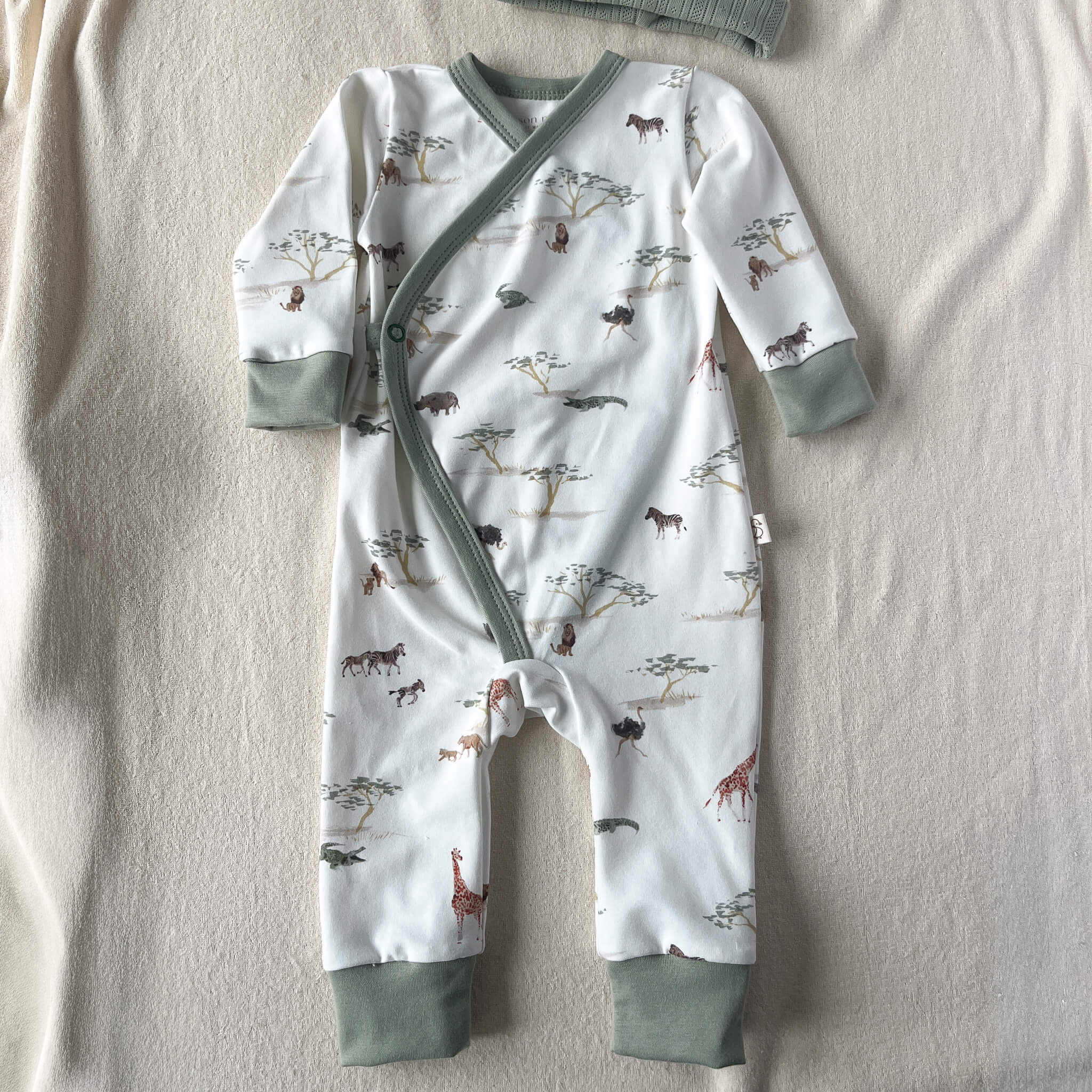 Pyjama bébé garçon jersey motif Savane
