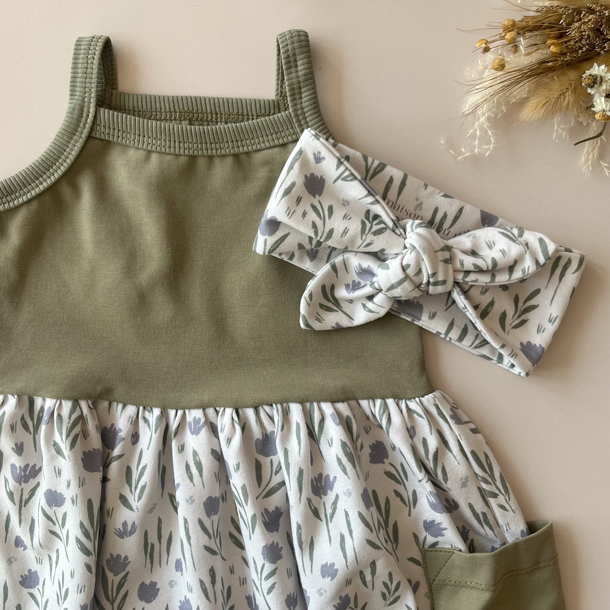 robe poches fille 