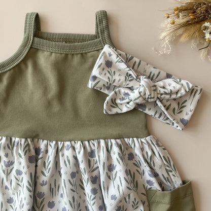 robe poches fille 