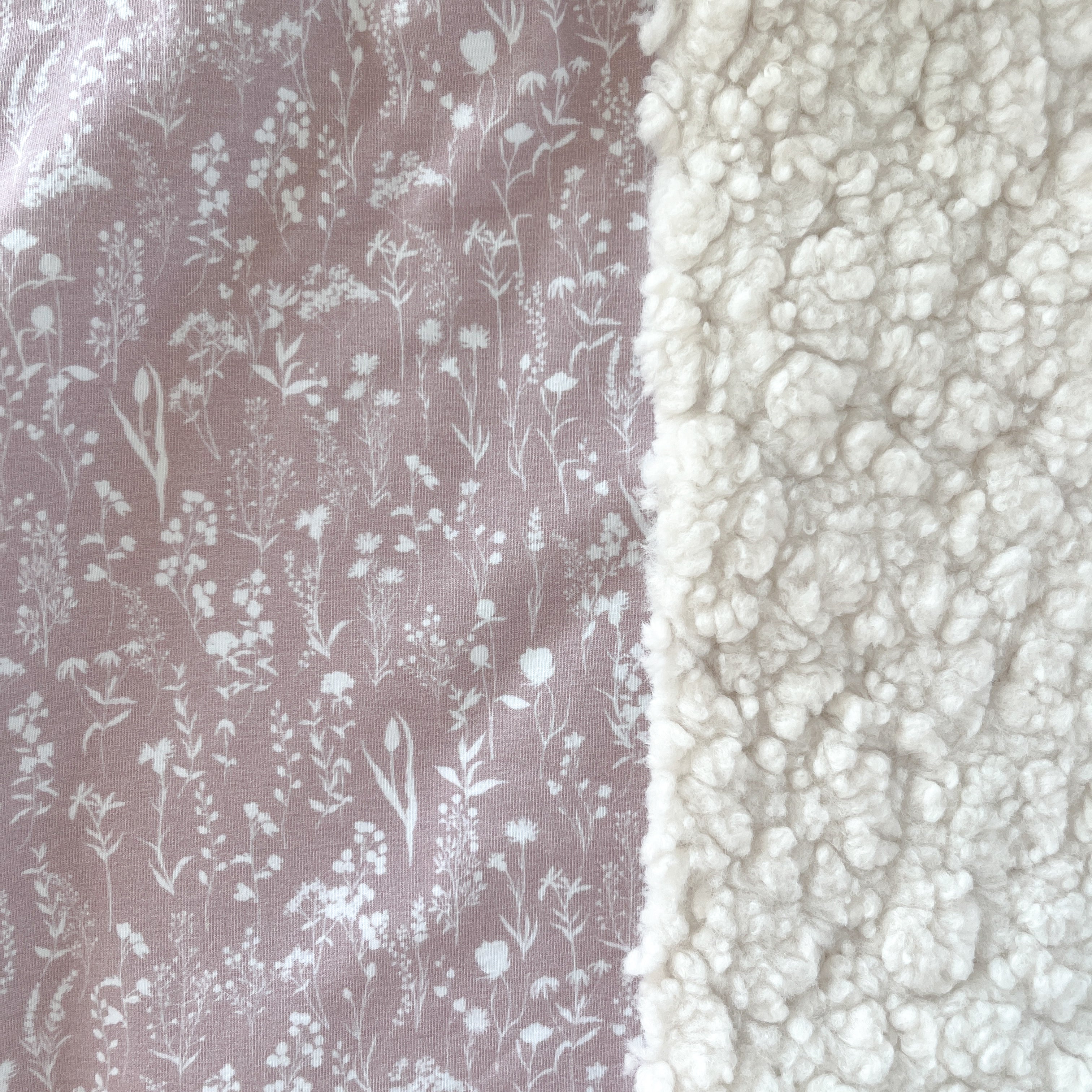 Tour de cou bébé et enfant en jersey et sherpa