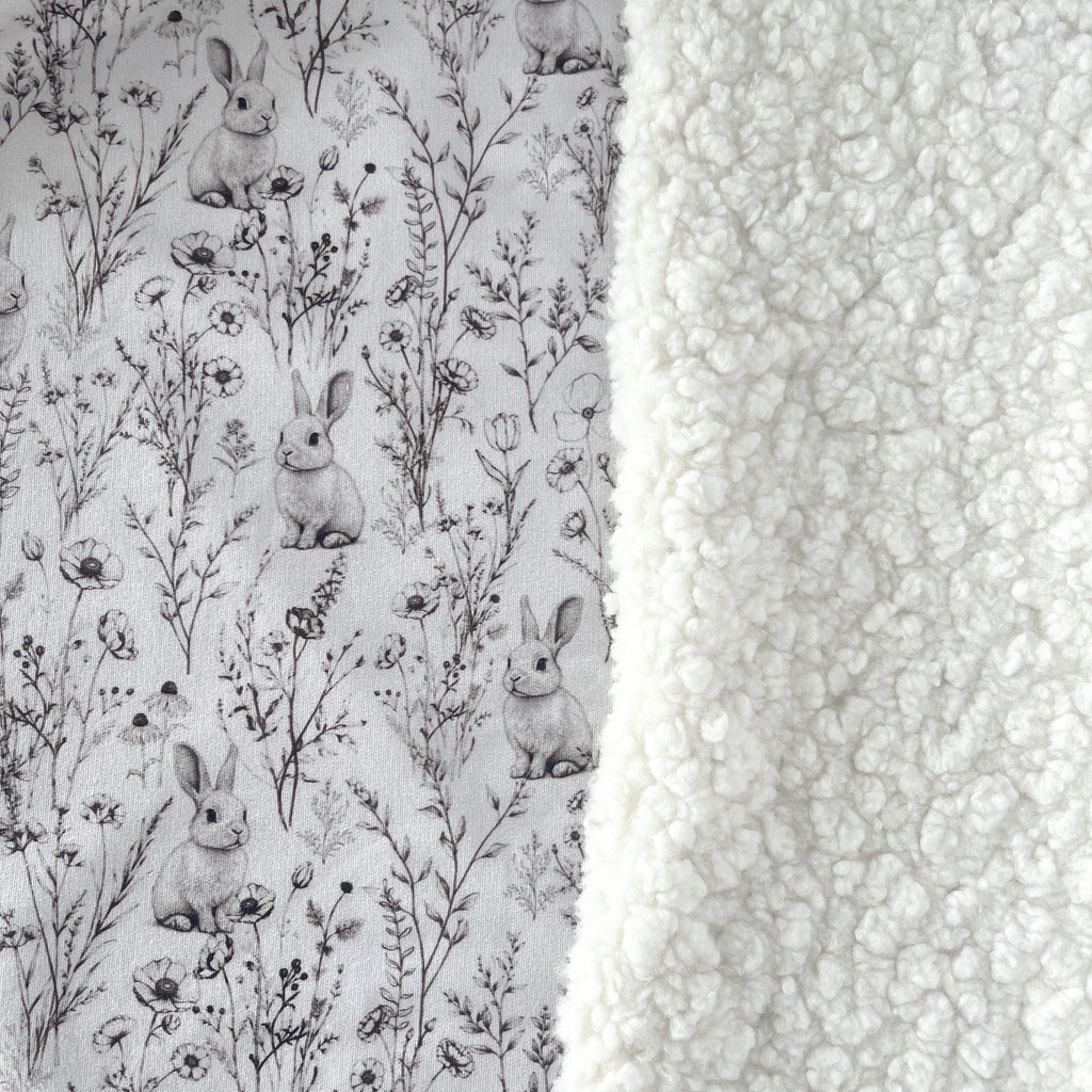 Tour de cou bébé et enfant en jersey et sherpa