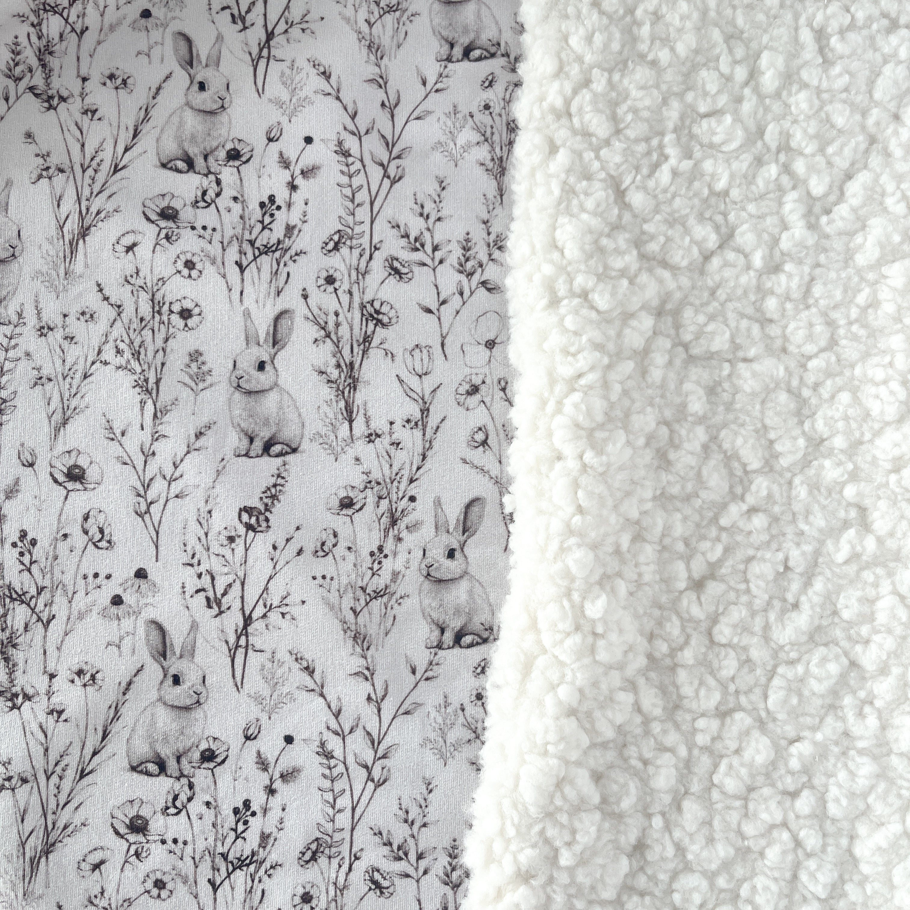 Tour de cou bébé et enfant en jersey et sherpa